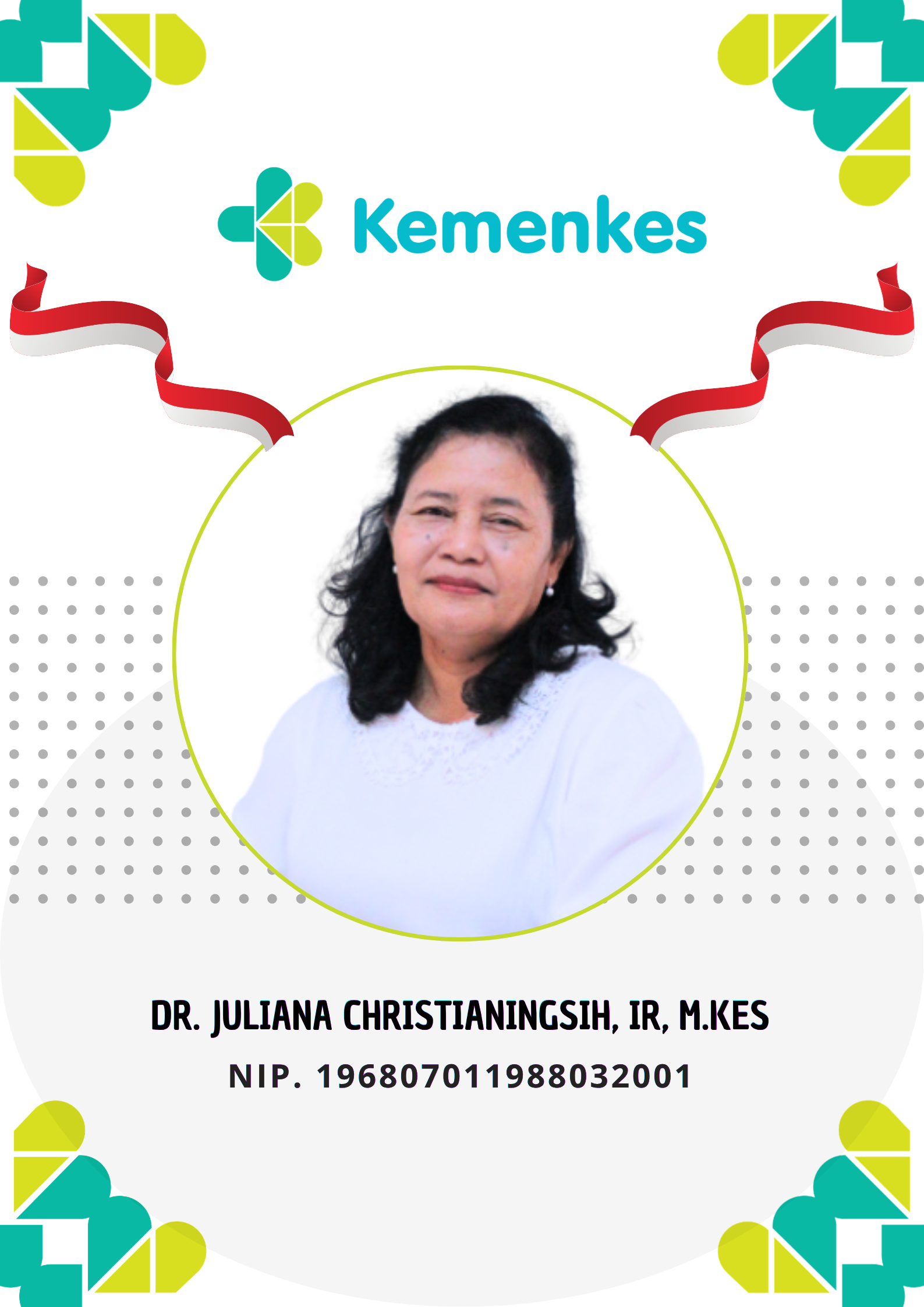 Dr. Juliana Christianingsih, Ir, M.Kes